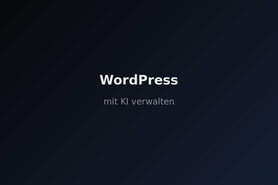 WordPress Website mit KI aufbauen — KI-Agent erstellt Seiten mit Elementor per Chat